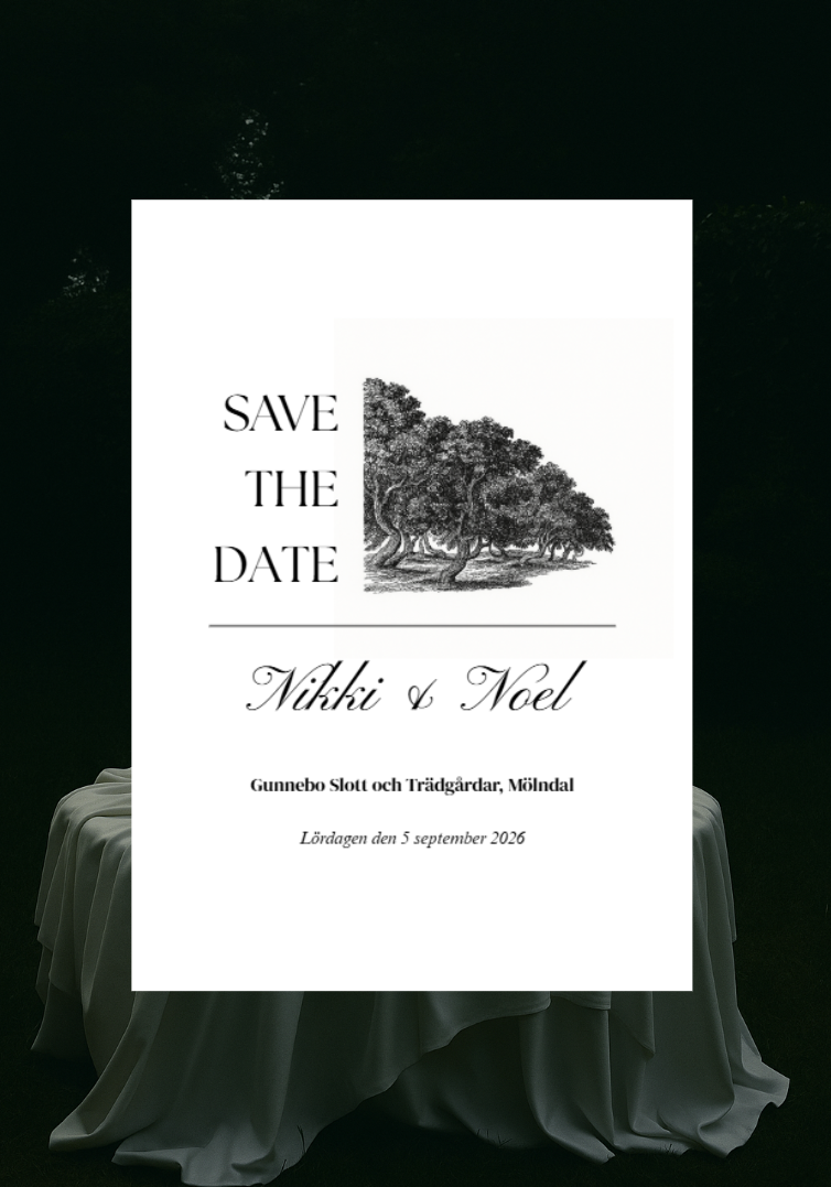 Canopée - Save the Date